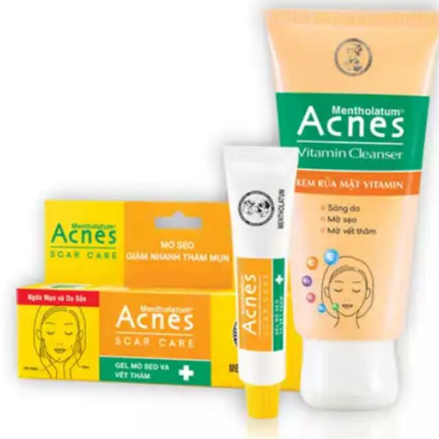 Bộ sản phẩm acnes mờ sẹo, mờ vết thâm