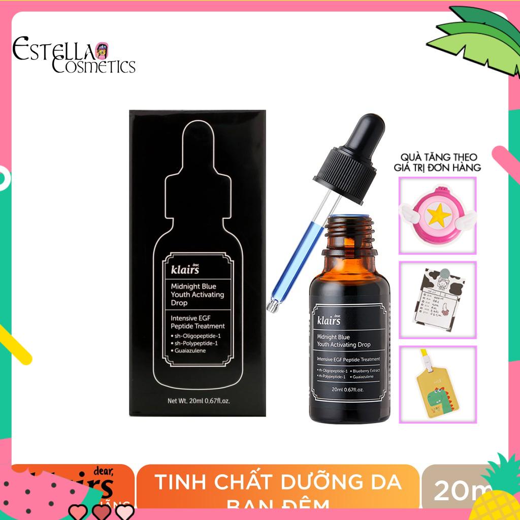 Tinh Chất Dưỡng Phục Hồi Da Ban Đêm Klairs Midnight Blue Youth Activating Drop 20ml