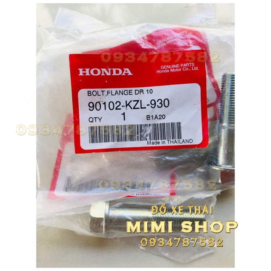 BU LÔNG 10X48 HÀNG CHÍNH HÃNG HONDA CLICK125I  THÁI LAN | 90102-KZL-930 3