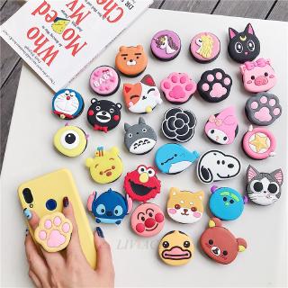 Ốp Điện Thoại Silicon Có Giá Đỡ Hình Hoạt Hình 3D Dễ Thương Cho iphone samsung xiaomi huawei