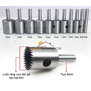 Trọn bộ dao tiện hạt tròn, hạt chuỗi từ 6mm- 25mm
