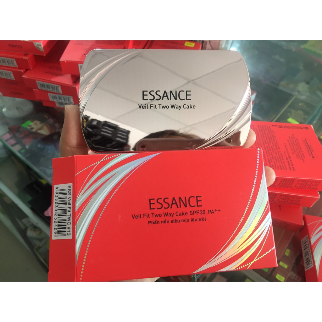 ESSANCE CHÍNH HÃNG phấn nền siêu mịn lâu trôi 11g HỘP ĐỎ