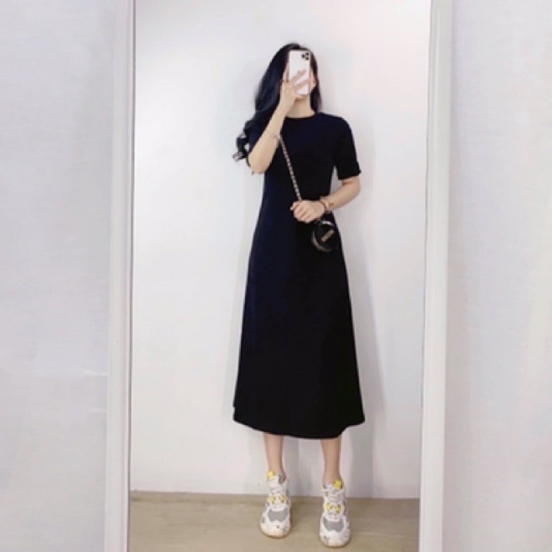 Đầm thun maxi phom dài