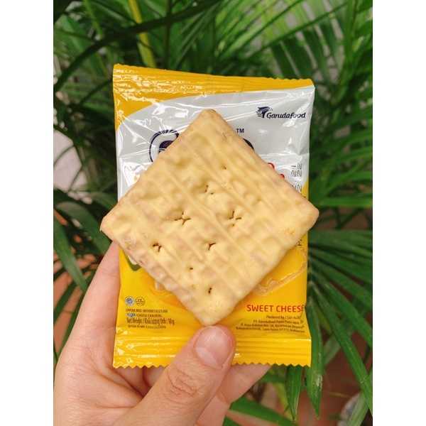 Combo 10 gói bánh quy Gery cheese crackers 10g nhập khẩu Indonesia