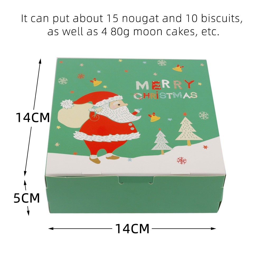 Sản Phẩm Trang Trí Giáng Sinh / Hộp Quà / Hộp Quà Tặng / Hộp Quà Nougat Tự Làm / Hạt &amp; Bánh Quy &amp; Kẹo