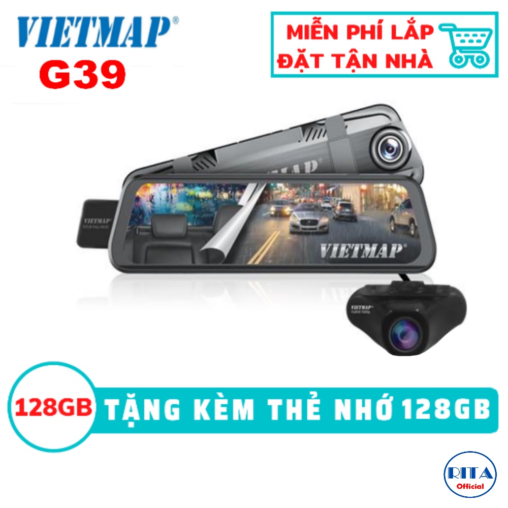 [KèmThẻ nhớ 128Gb] Camera Hành Trình Vietmap G39 [Miễn Phí Lắp Đặt]