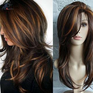 Bộ tóc giả dài uốn xoăn 50cm chịu nhiệt cao dành cho phụ nữ