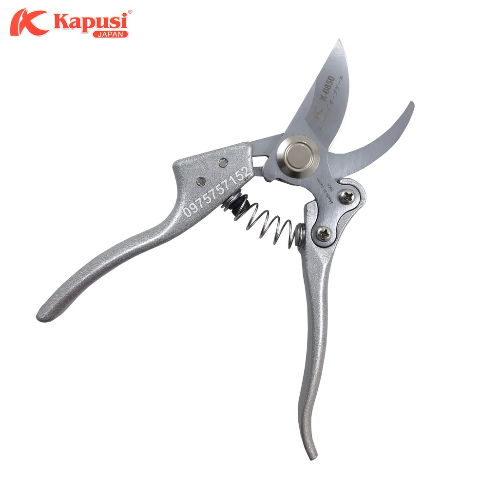 Bộ Cưa gỗ đa năng gấp gọn và Kéo cắt cành Nhật Kapusi Japan lưỡi thép SK-5 siêu bền siêu sắc lưỡi cưa 3D tăng độ sắc bén