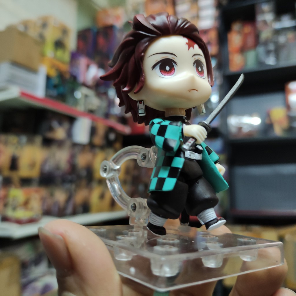 Mô Hình Chipi CÓ KHỚP Demon Slayer Kimetsu no Yaiba Nhân Vật Figure Tanjirou, Zenitsu, Inosuke, Nezuko cao 10cm