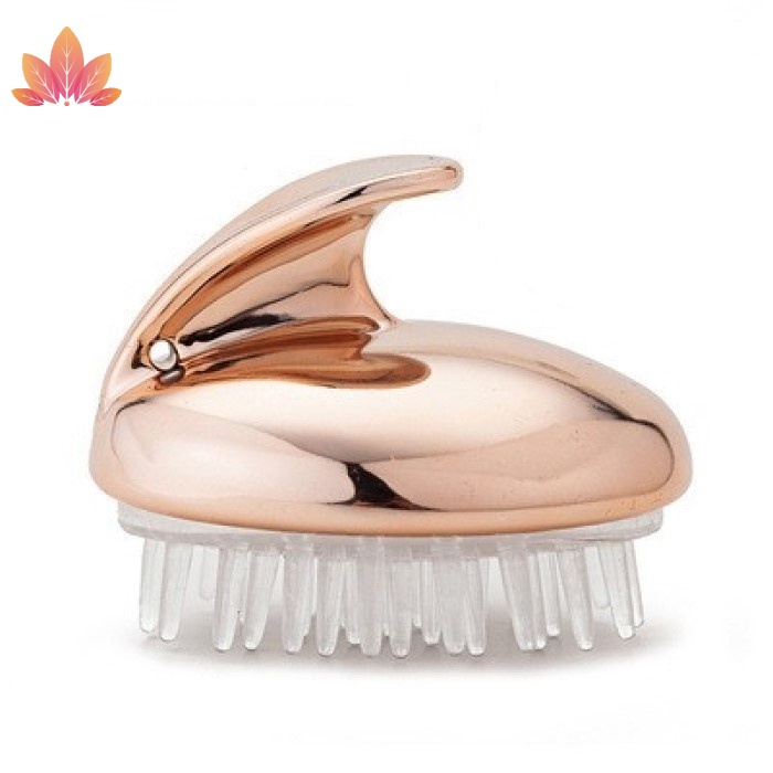 [Hàng mới về] Lược gội massage da đầu bằng silicon có tay cầm tiện lợi