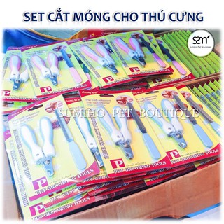 Set cắt móng cho thú cưng (kềm cắt và dũa móng)