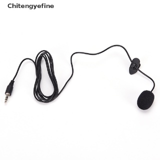 CTYE high quality mini 3.5mm hands-free mic microphone clip on lavalier lapel for pc laptop black FINE