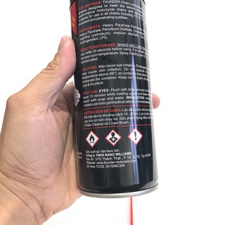 Bộ 2 chai Rửa và Bôi Trơn Sên Thunder [ tặng cọ chà sên ]