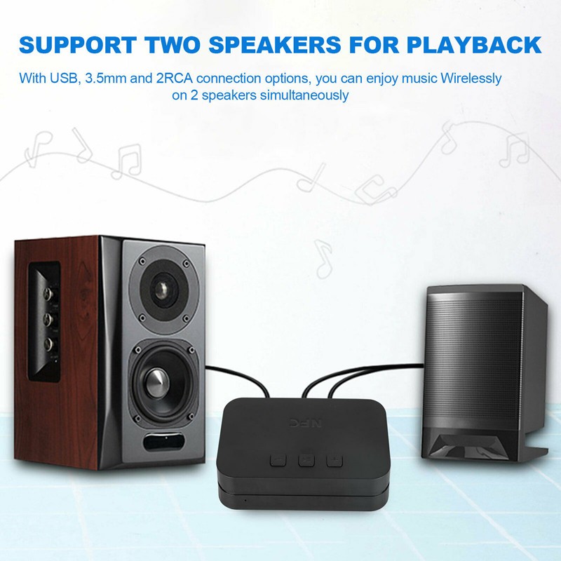 Thiết Bị Nhận Tín Hiệu Âm Thanh Bluetooth 5.0 U Disk Nfx Kết Nối Rca 3.5 Aux Jack | BigBuy360 - bigbuy360.vn
