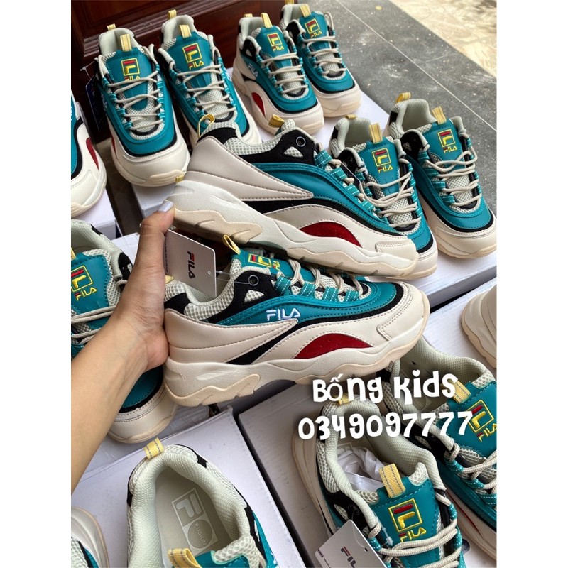 Giày Sneakers Nam Phối Màu Xanh Trời Đậm FL