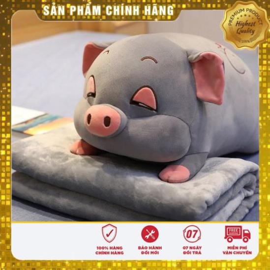 (Tặng 1 móc dán chịu lực)Chăn gối văn phòng chuột Hamster, Chuột xinh, Heo xinh. Gấu bông đẹp cho bé yêu TOP-shop68