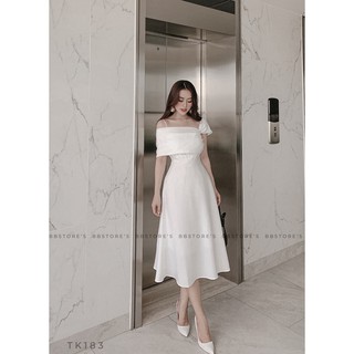 [BBSTORE'S] Đầm Trễ Vai Oshy - TK183