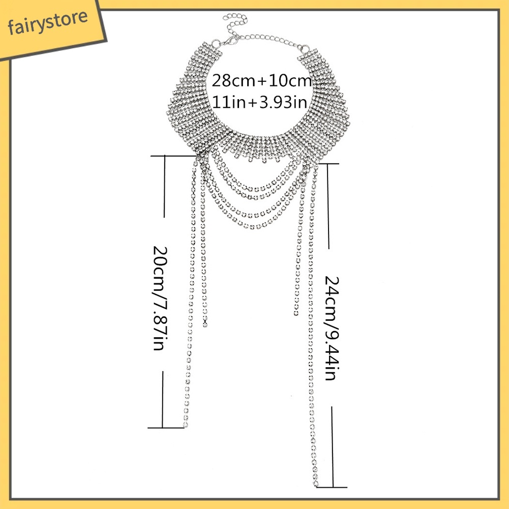 Vòng Cổ Choker Phối Dây Tua Rua Thời Trang Xinh Xắn Cho Nữ