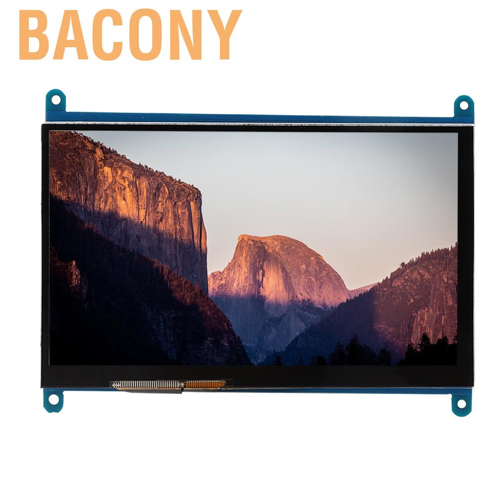 Bacony Capacitive Touch Screen  Ultra HD 1024x600 164.9 X 124.27Mm 7-Inch LCD for Raspberry Pi | WebRaoVat - webraovat.net.vn