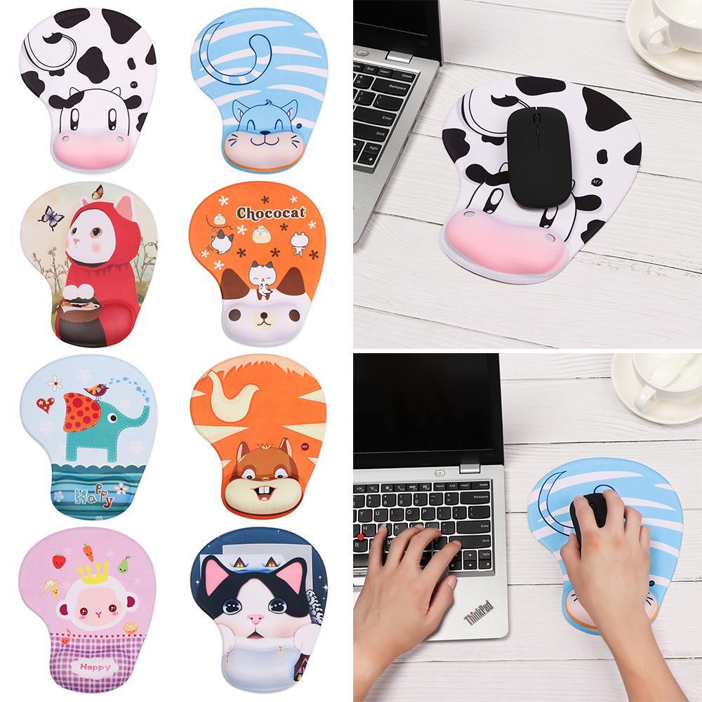 Tấm Lót Chuột Họa Tiết Hoạt Hình Dễ Thương Tiện Dụng Cho PC Laptop