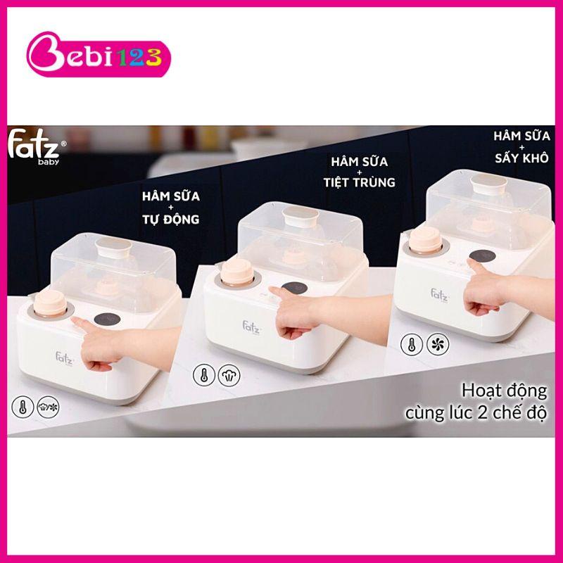 (BH 12 tháng) MÁY TIỆT TRÙNG SẤY KHÔ HÂM SỮA, LUỘC THỨC ĂN ĐA NĂNG CAPTAIN 1 FATZ BABY CHO BÉ
