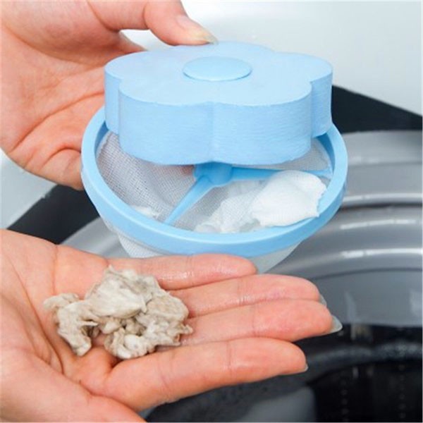 Phao Lọc Cặn Bẩn Máy Giặt, Túi Lọc Gom Rác Lồng Máy Giặt Thông Minh 008940