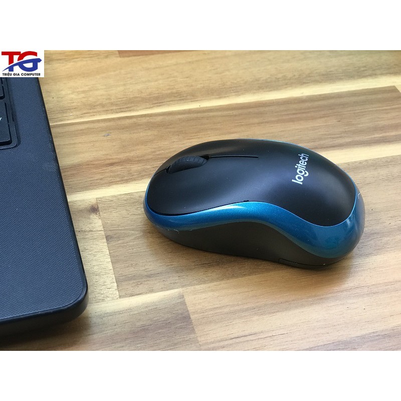 Chuột quang Logitech M186 – Không dây – Chính hãng