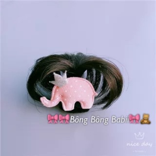 Kẹp tóc cột dừa [BONGKID104] cho bé gái có sẵn