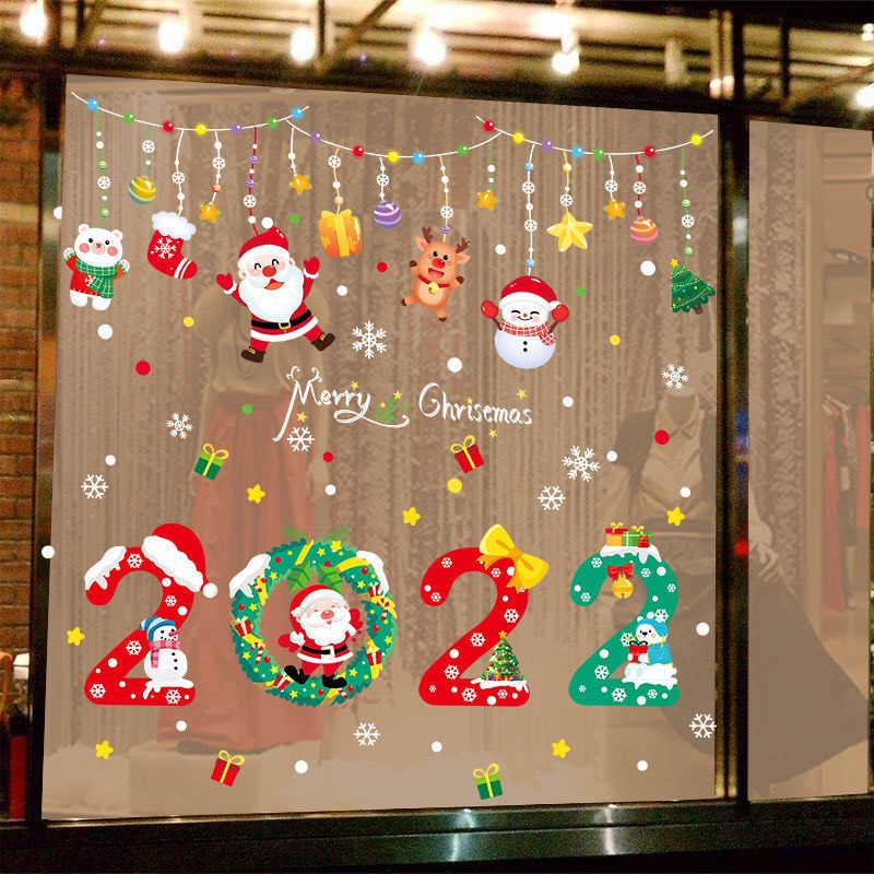 Decal trang trí Noel - Noel 2022 vui nhộn