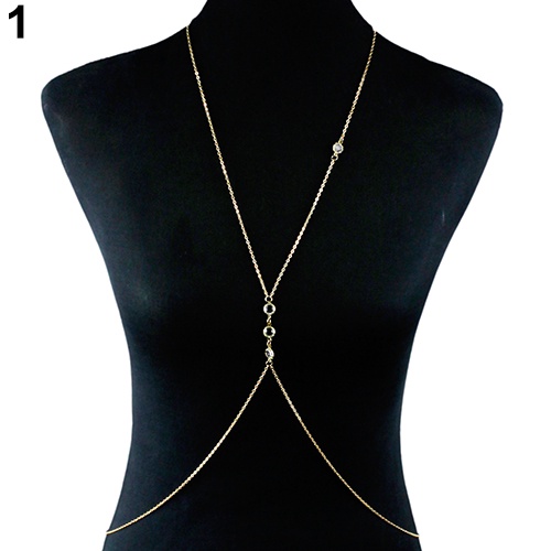 Vòng cổ Đeo Hông Hình Thánh Giá Đính Đá Dành Cho Nữ