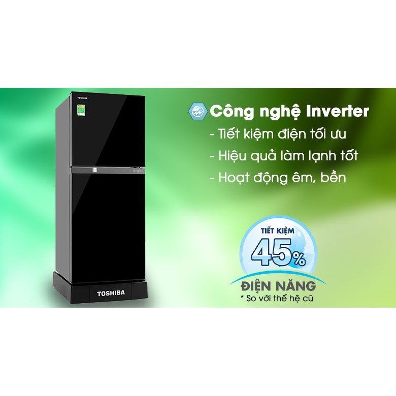 tủ lạnh Toshiba Inverter 194 lít GR-A25VMUKG, tủ lạnh toshiba 200lit, tủ lạnh toshiba 300 lít. tủ lạnh giá rẻ.
