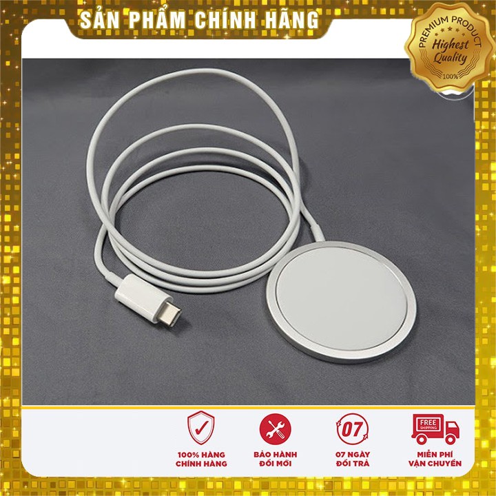 Đế Sạc không dây Magsafe Chuẩn Qi Hỗ Trợ Dòng máy từ Ip8 trở lên và các thiết bị khác có hỗ trợ sạc không dây