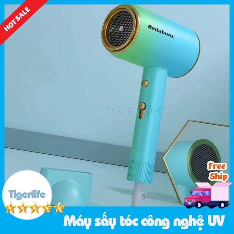 Máy sấy tóc mini công nghệ UV Light mới giúp tóc mềm mượt và nhanh khô công xuất 1000w-1200w