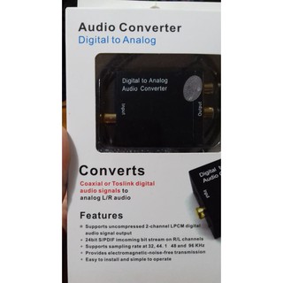 Bộ Chuyển Âm Thanh TV 4K Quang Optical Sang Audio AV Ra Amply + Cáp Optical (1m) - Hàng Nhập Khẩu