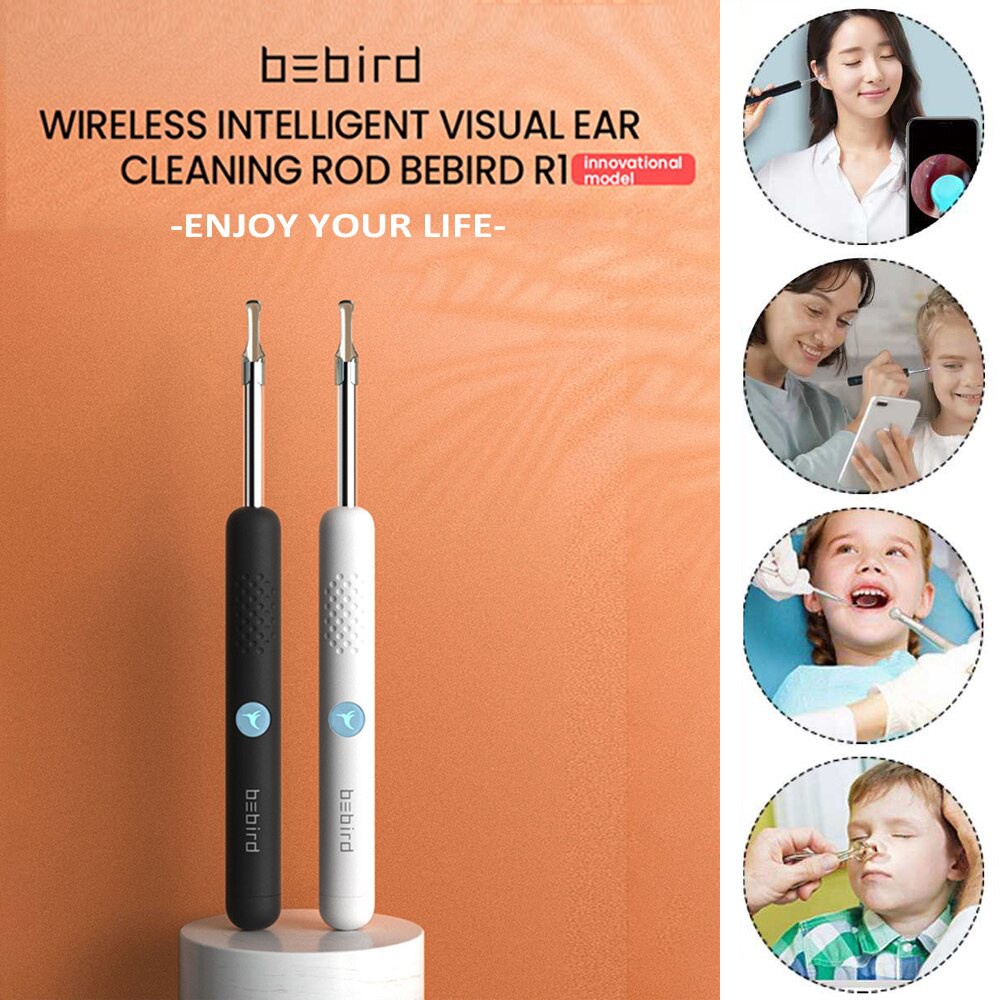 Dụng cụ lấy ráy tai Xiaomi Bebird R1 có camera HD không dây vệ sinh sạch lỗ tai ，Lấy ráy tai Xiaomi Bebird R1