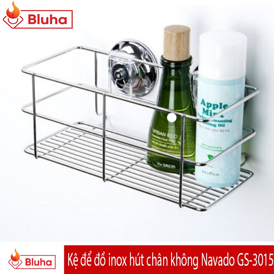 Kệ đựng đồ inox hút chân không Navado GS-3015