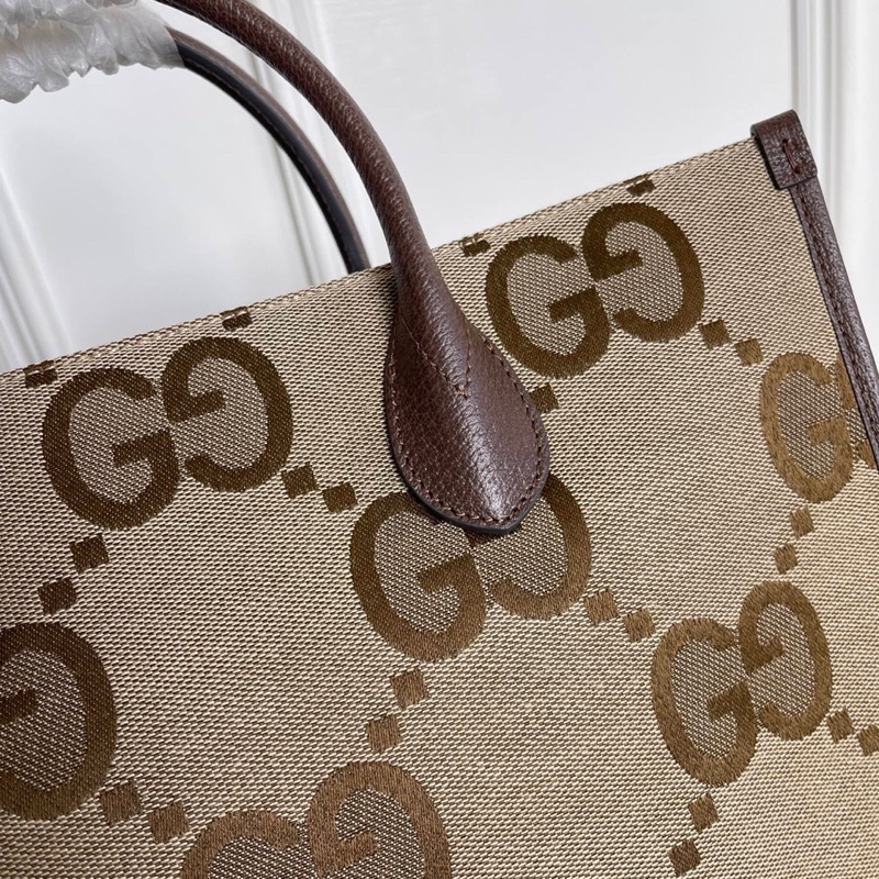 Túi xách nữ Gucci GC tote size 31 da thật phối vải dệt hàng vip 1-1