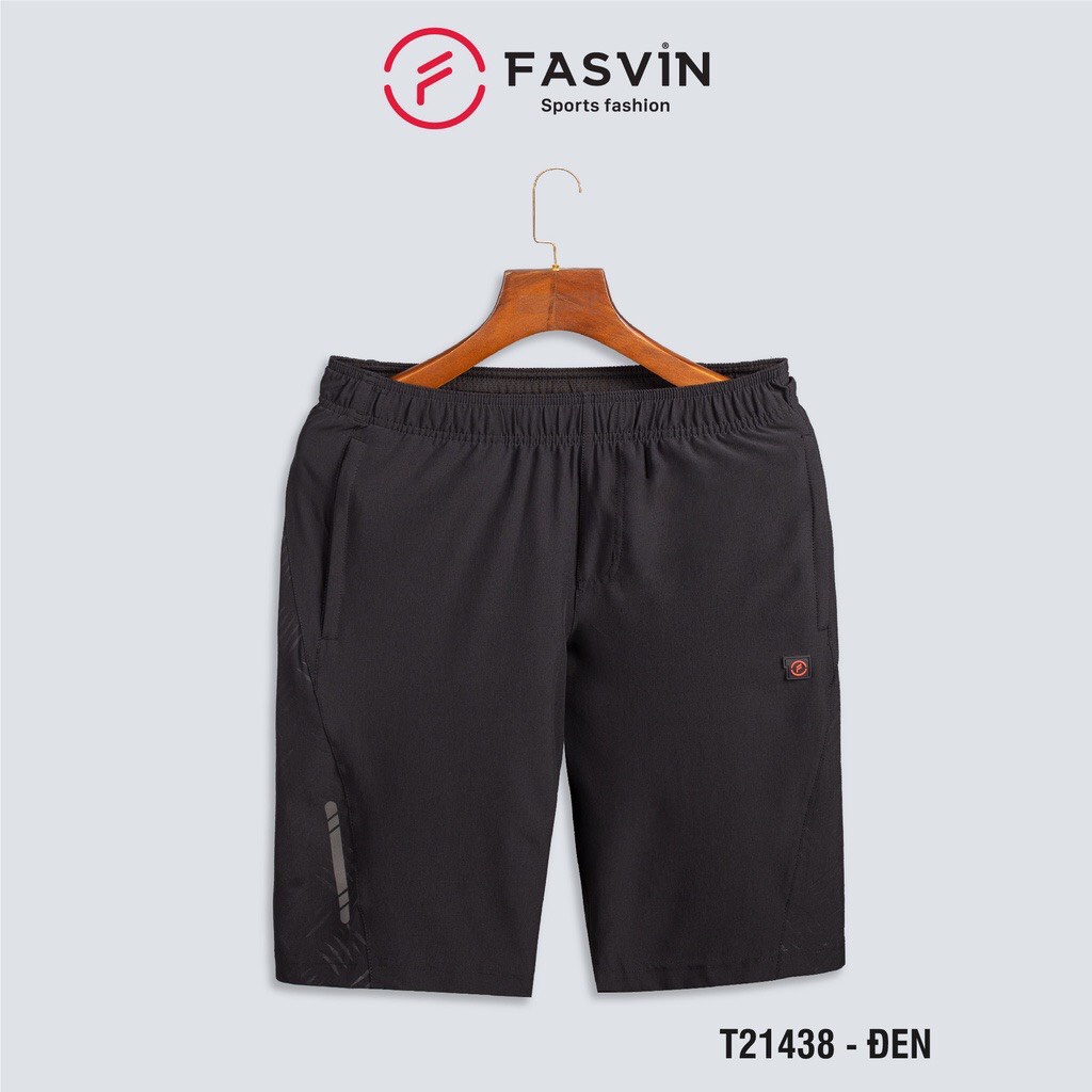 Quần short nam quần ngố nam dáng dài FASVIN dài ngang gối vải gió mềm mát tiện dụng mặc nhà và thể thao T21438