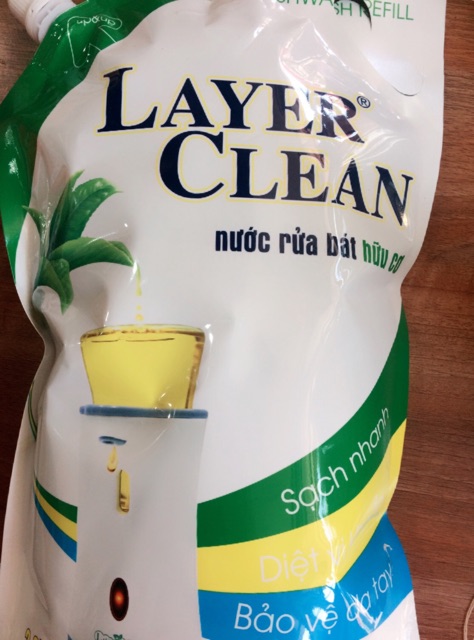 NƯỚC RỬA CHÉN BÁT HỮU CƠ Layer Clean 2.0L