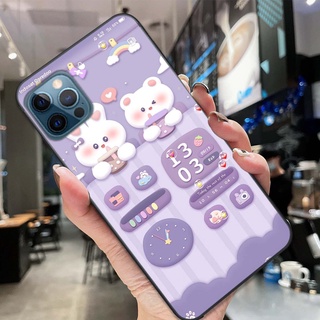 ốp lưng điện thoại Iphone 12 Pro / 12 Pro max bộ hình gấu nâu chibi vô cùng đáng yêu