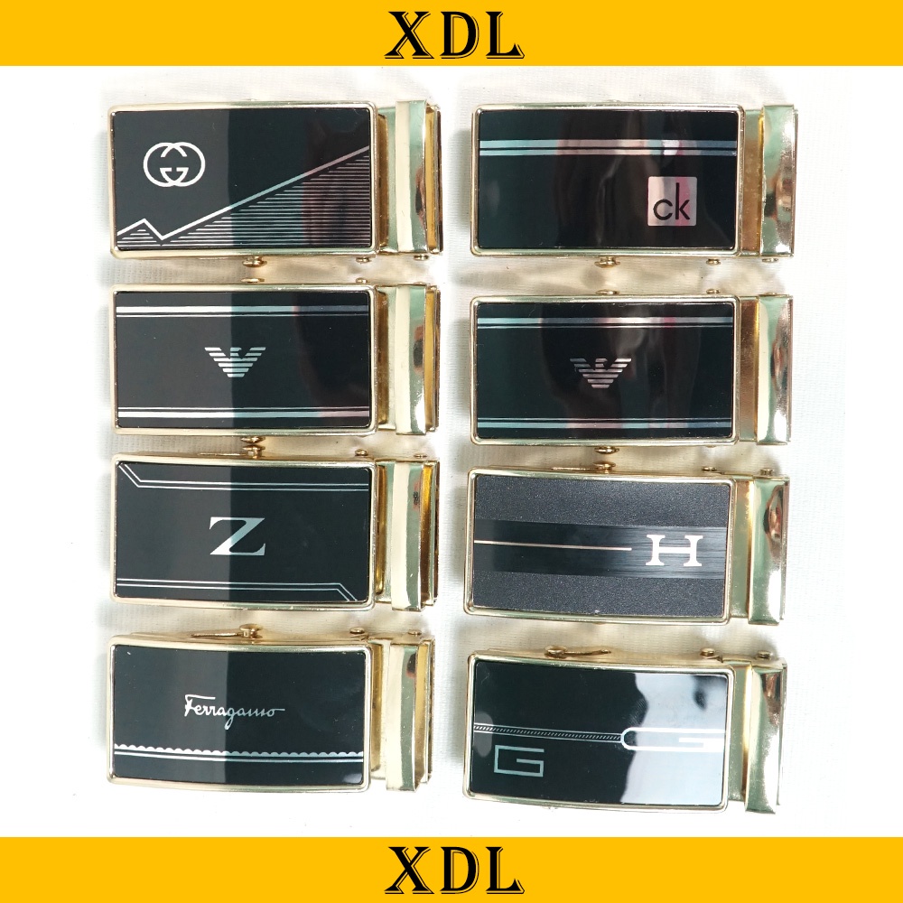 Mặt khóa lăn thắt lưng nam 3f6, Đầu khóa dây lưng họa tiết hiệu đẹp L3F6HV3