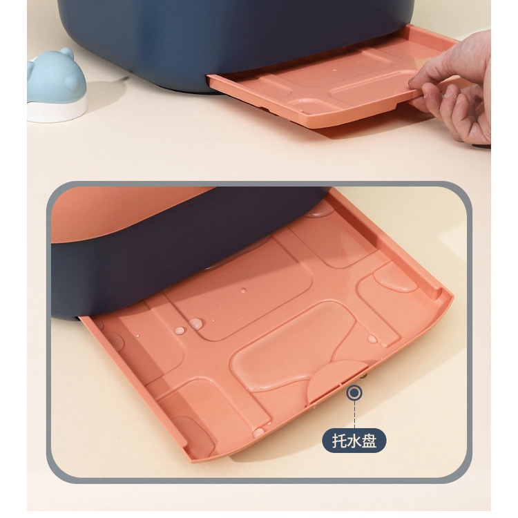 Hộp Đựng Bình Sữa Em Bé Đa Năng Có Nắp Đậy Chống Bụi Tiện Dụng