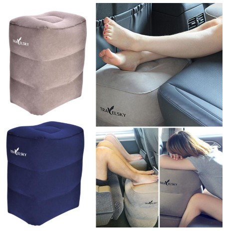 Gối hơi bục kê chân văn phòng du lịch