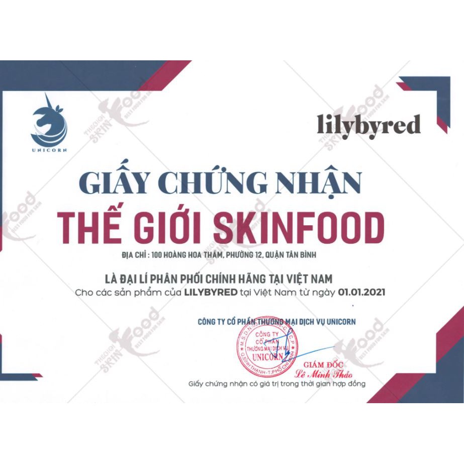 Son Kem Lì, Lên Màu Chuẩn, Mịn Môi Lilybyred Mood Liar Velvet Tint | Thế Giới Skin Care