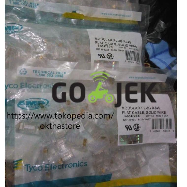 Set 50 đầu nối BBC 12Ju8Cl RJ 45 AMP chuyên dụng ❧ | BigBuy360 - bigbuy360.vn