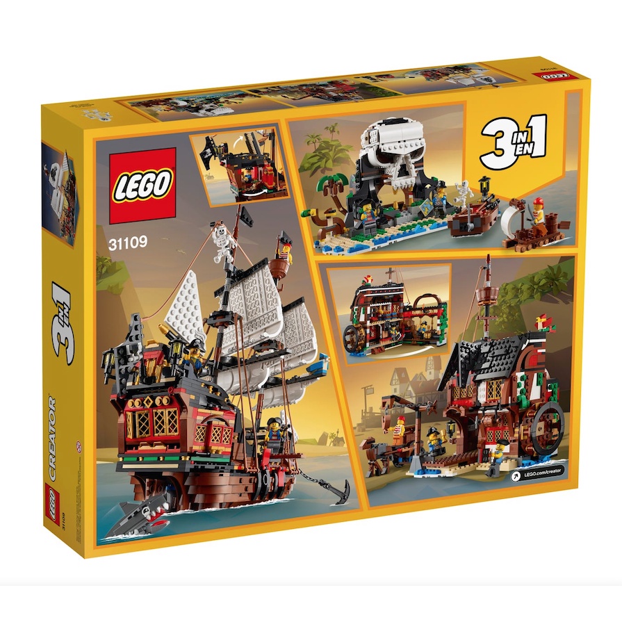 Lego HaHa - Lego Creator - Thuyền Hải Tặc - 31109