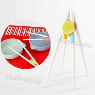 Đôi đũa silicone tập ăn không độc hại tiện lợi dành cho trẻ em