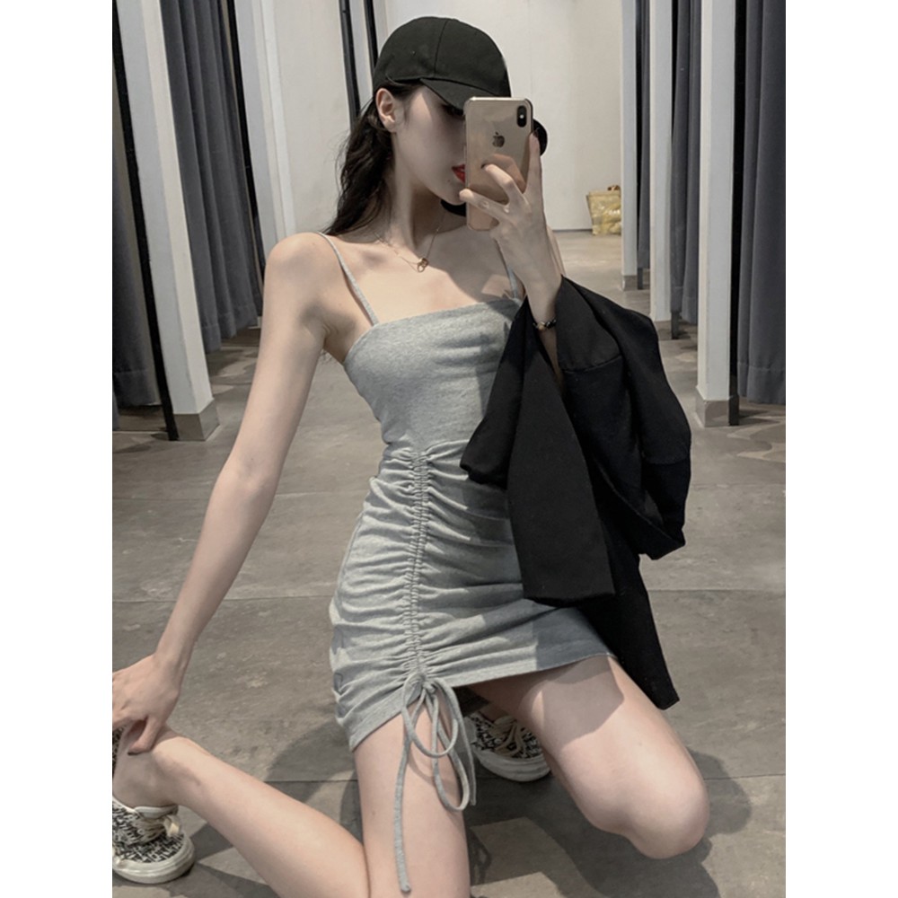 Đầm body 2 dây rút eo cực gợi cảm tôn dáng, sexyyy ❤️