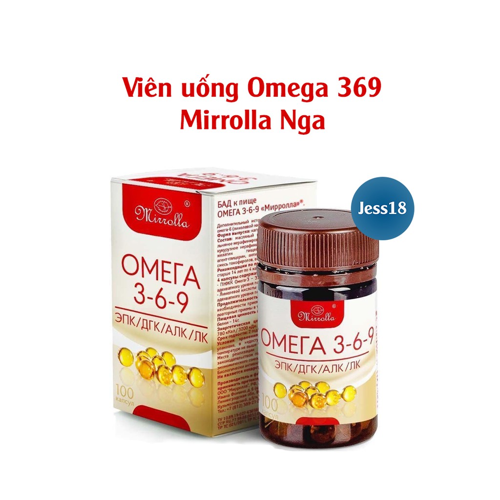 Viên uống Omega 3-6-9 giúp hỗ trợ sáng mắt, tim mạch khỏe,làm đẹp da.Hàng chuẩn date xa. Jess18.