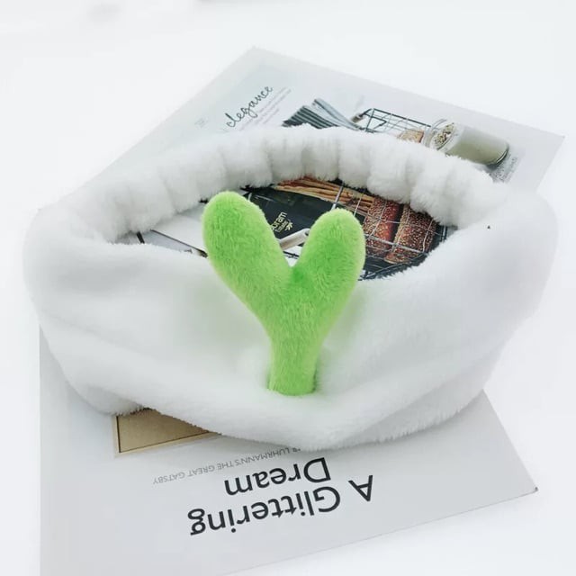 ⚡  Băng Đô Makeup Mầm Cây 3D Vải Nhung - Băng Đô Turban Mần Cây Xanh 3D Siêu Cưng - Dày Chắc Chắn Mềm Mịn - Siêu Bền ⚡